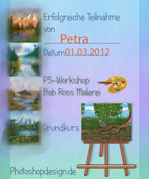 Bob Ross Malerie - Grundkurs